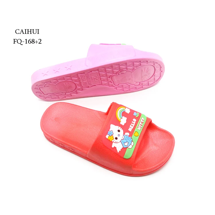 Китай, оптовая продажа, Детские Мягкие Шлепанцы из ПВХ для мальчиков, легкие шлепанцы из мультфильма, резиновые сандалии для помещений