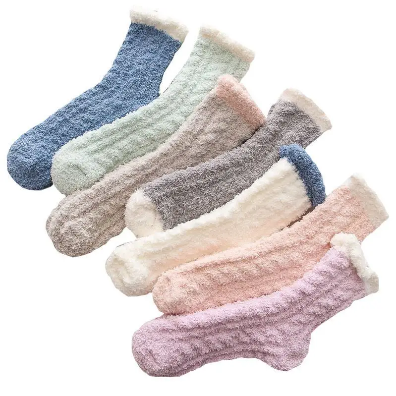 Sport Socks medias para mujer Low Price Thick Warm Winter Dress Unisex Wool Short Funny For Women Compression Socks Pairing Clip