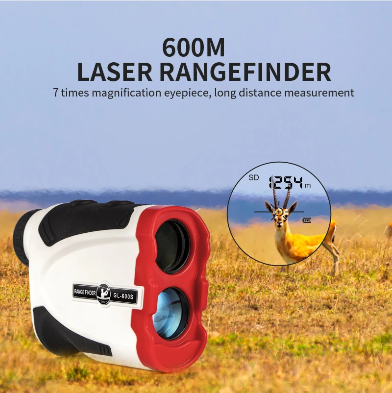 Bosean 6*24 1000m laser angle finder with laser height measurement 600M Long Distance meter laser rangefinder distance