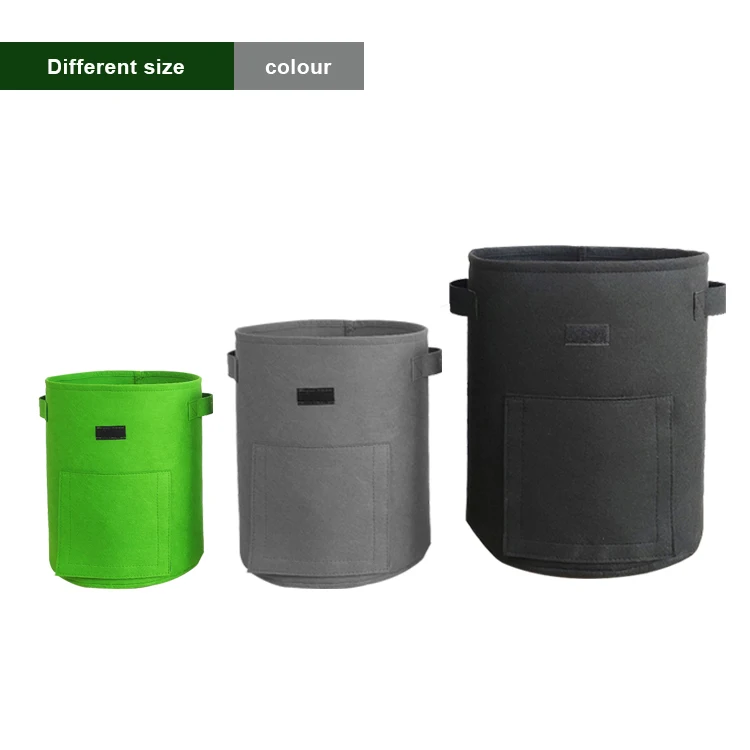 Vegetable Planting Container Seed Strawberry Bags Seeding Garden Felt Potato Plant Non Woven Bag for Growing