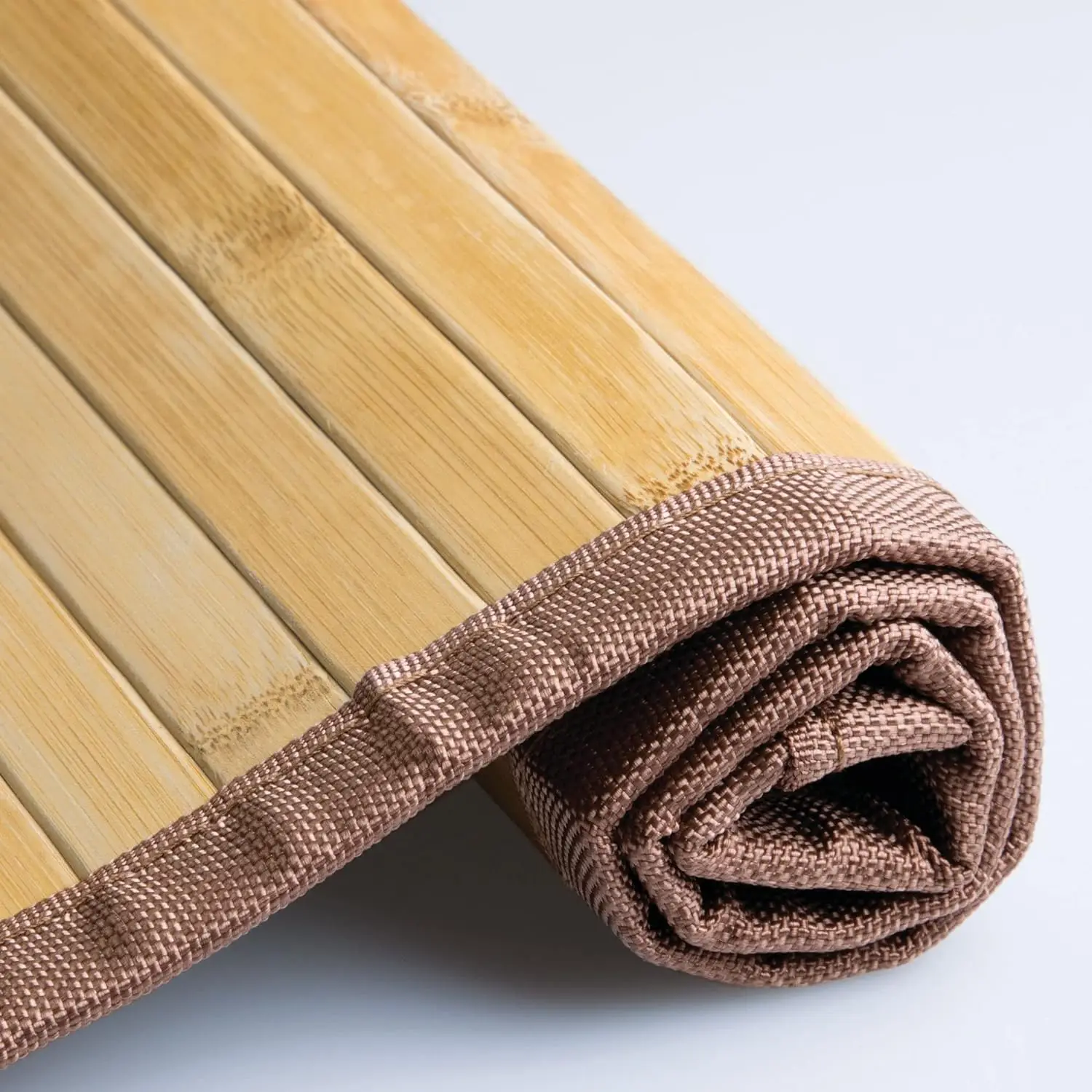 Bamboo Wooden Bath Floor Mat for Luxury Shower Formbu Bamboo Floor Mat Non-Skid Water Resistant Runner Rug for Bathroom