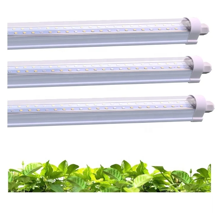 LED Grow Light Strips for Indoor Plants T8 T5 Full Spectrum LED TUbe Grow Light Bars for Seedlings Bloom
