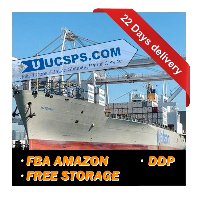 FBA Professional China Ocean Freight Agents to Europe Matson Dropshipping Warehousing Services DDP