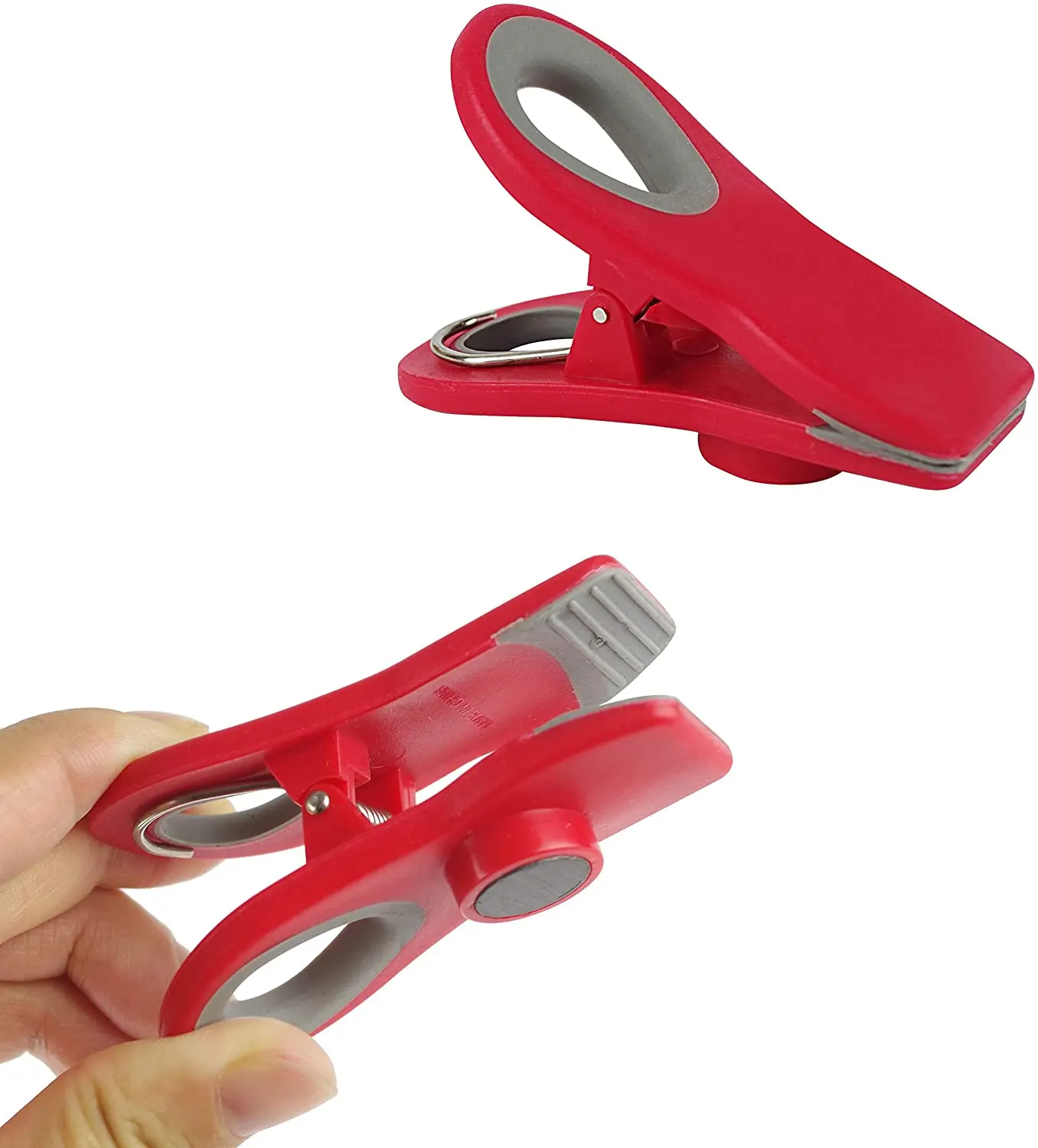 6 шт. магнит пищевых продуктов в холодильник магнит зажимы для еды герметичное уплотнение кухня хранения Зажимы для мешков