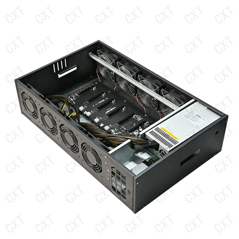 Складной корпус 8 gpu тихий сервер высокая эффективность графическая