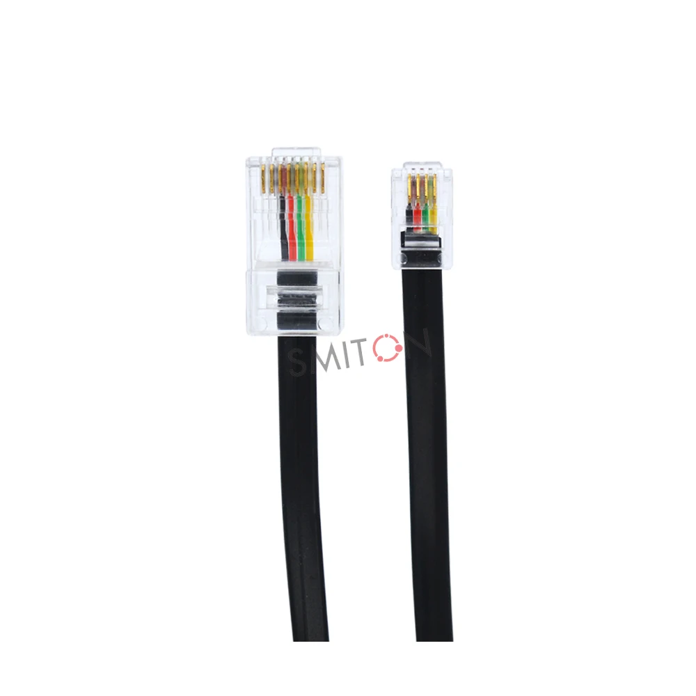4 Wire 4P4C-8P4C Telephone Jumper Cable