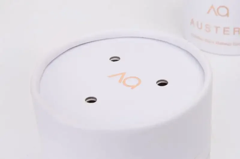 Eco friendly luxury  makeup product packaging cosmetic cardboard tube with powder shaker