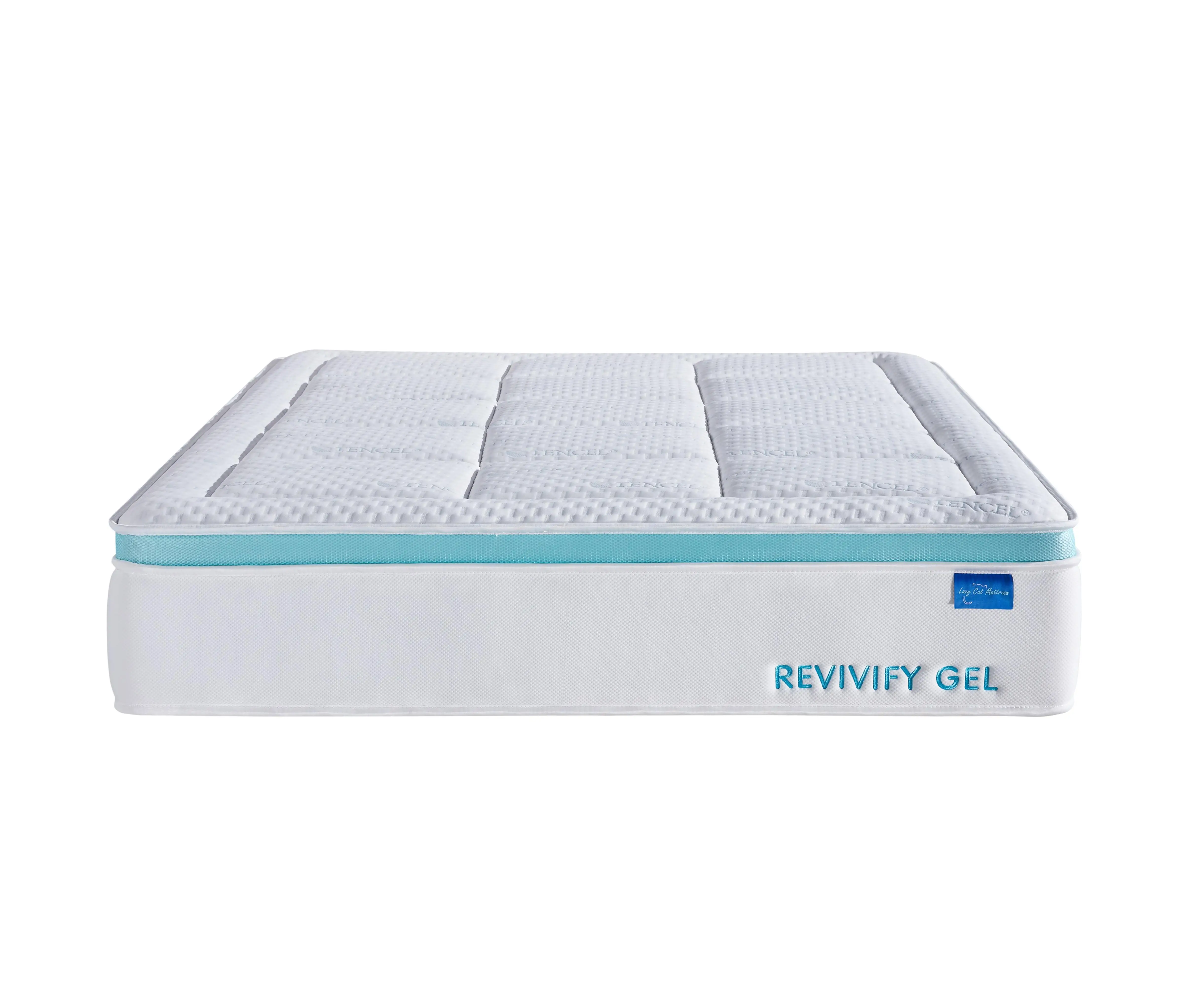Super Soft USA Style Wholesale Bedroom Mattress Hypo-Allergenic Tencel Fabric Gel Memory Foam Euro Top Mattress