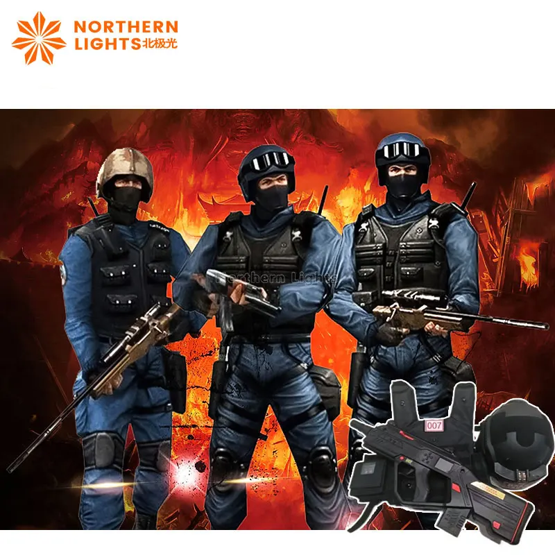 Whole set commercial Live-action CS Gun and Vest Multiplayer Wireless Laser Tag  Equipment Game System Set