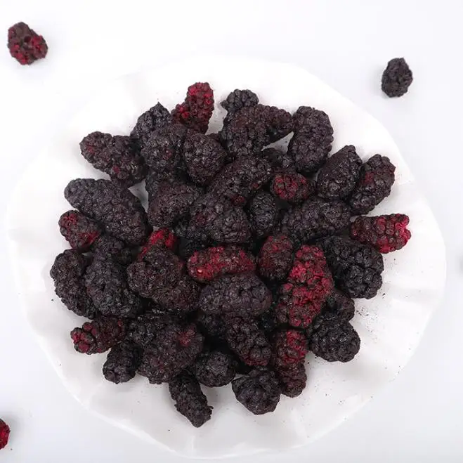 Freeze dried berry fruits snacks No additives Frozen dried mulberry fruits high quality factory wholesale