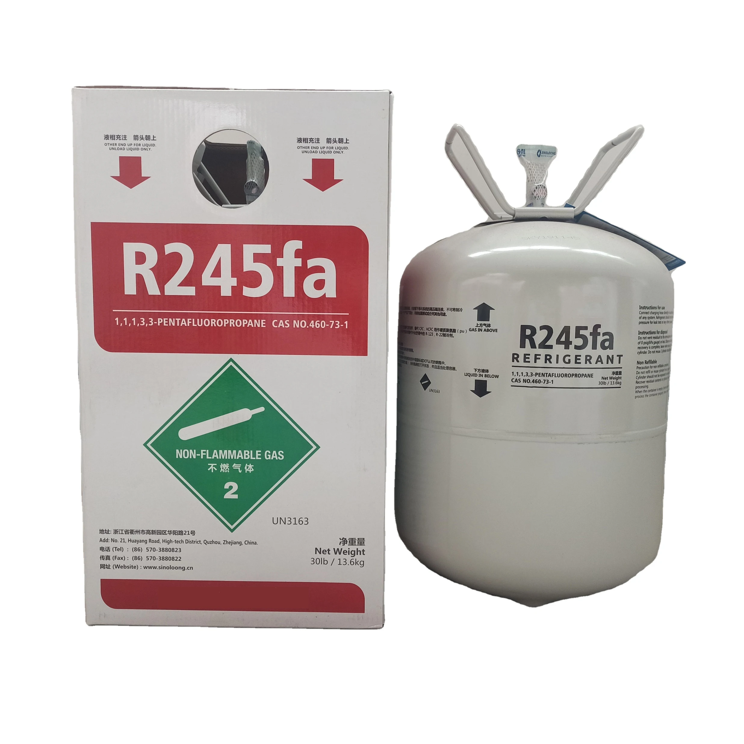 Low Price Maker Wholesale Chemical Gas CHF2CH2CF3 R245FA