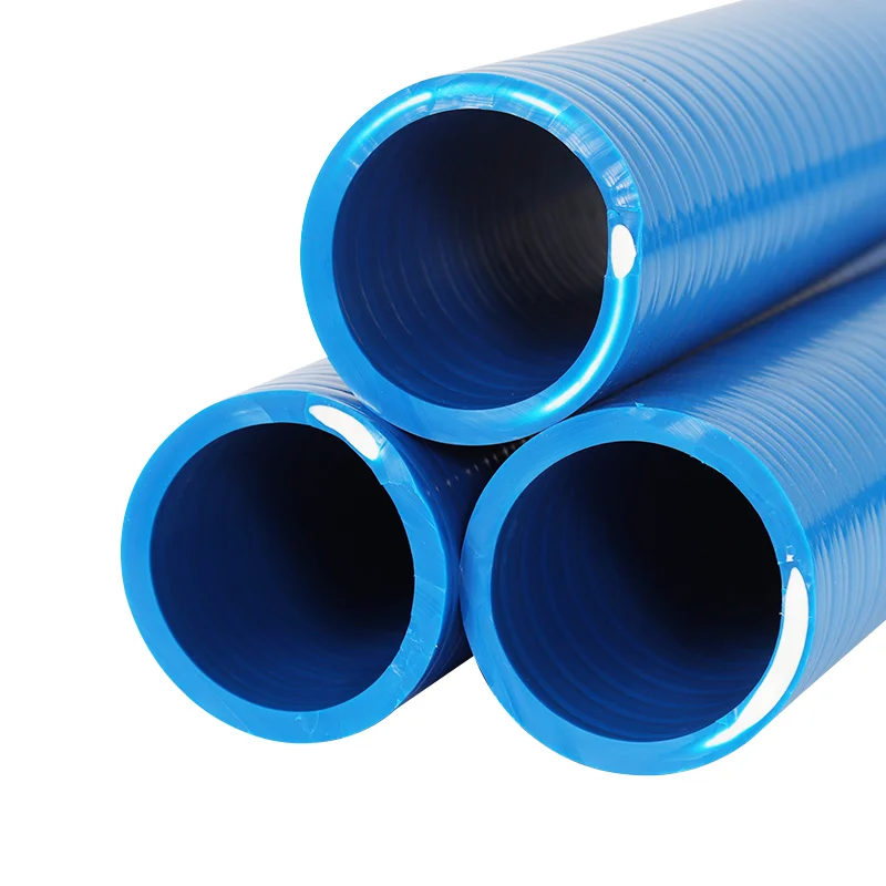 6 дюймовый 8-дюймовый гибкий спиральный всасывающий шланг из ПВХ для сточных вод