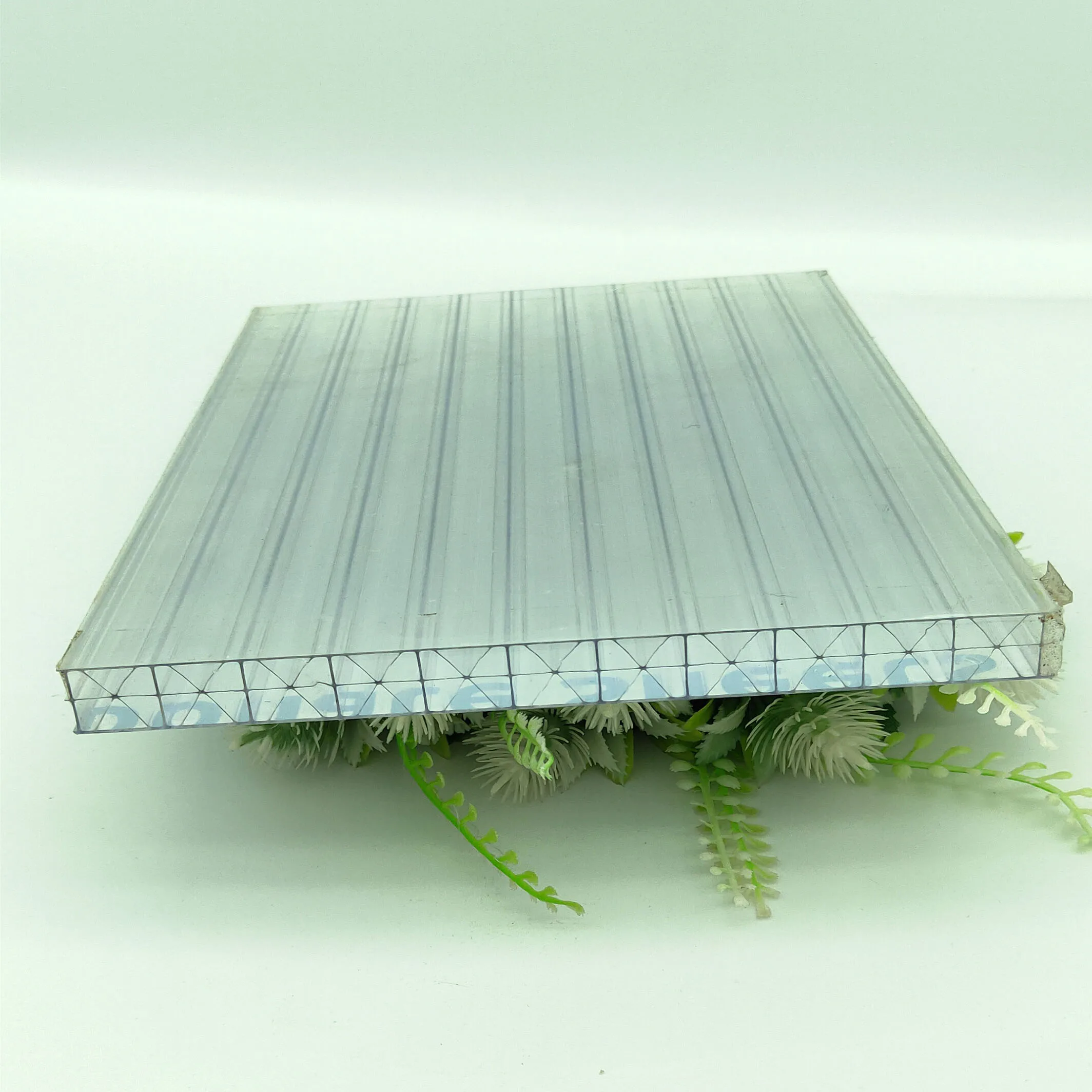 14mm Uv Protected Polycarbonate sheet Anti-fog Polycarbonate 4 layer polycarbonate Greenhouses multilayer pc hollow sheet
