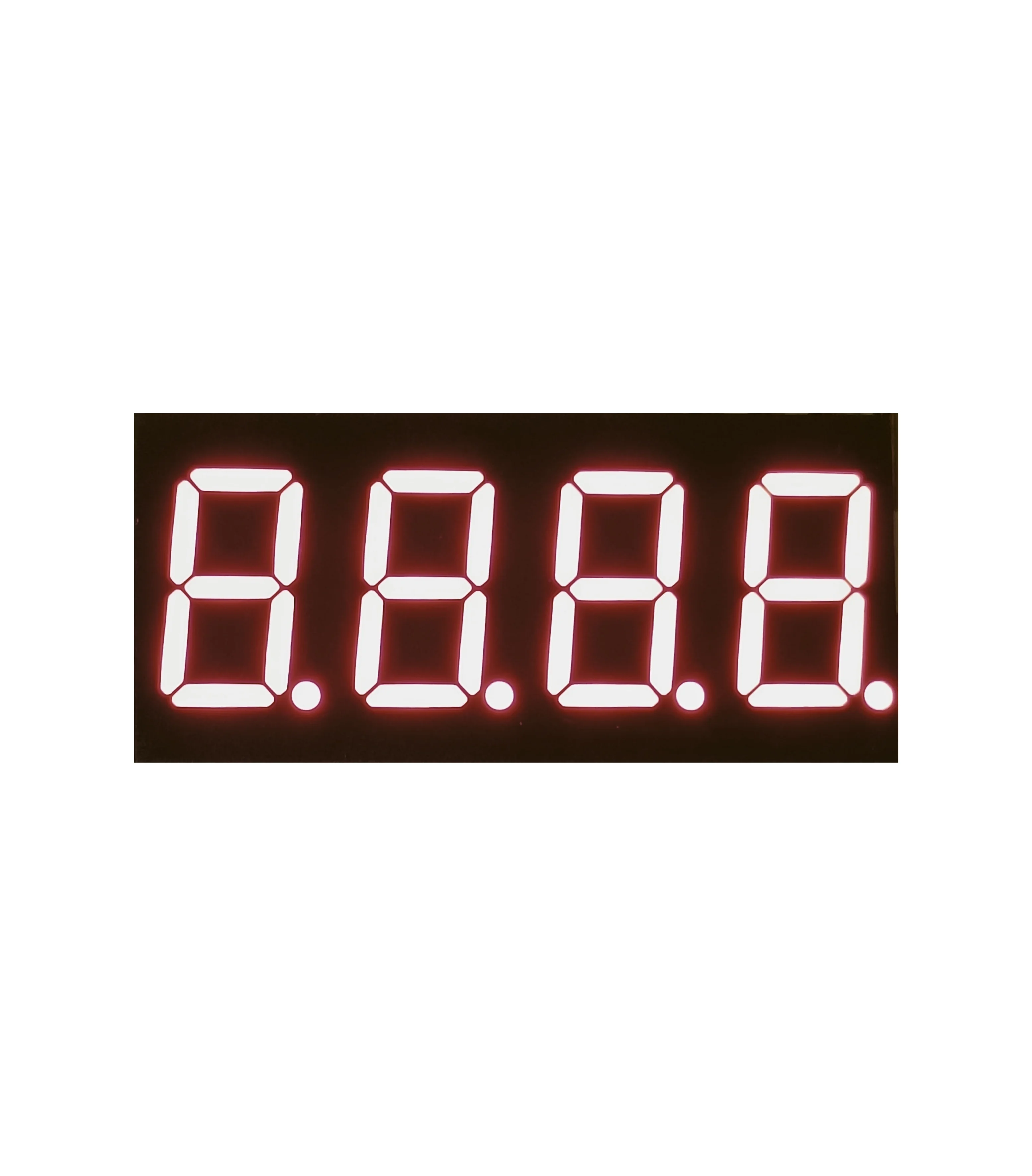 Hot Selling Ultra Red Digital Display Screen 4 Digit LED Module Display 14*30*7.2Mm LED 7 Segment Display