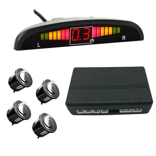 Car Auto Parktronic LED Car Parking Sensor With 4 Sensors Reverse Backup Parking Radar Monitor Detector System Backlight Display