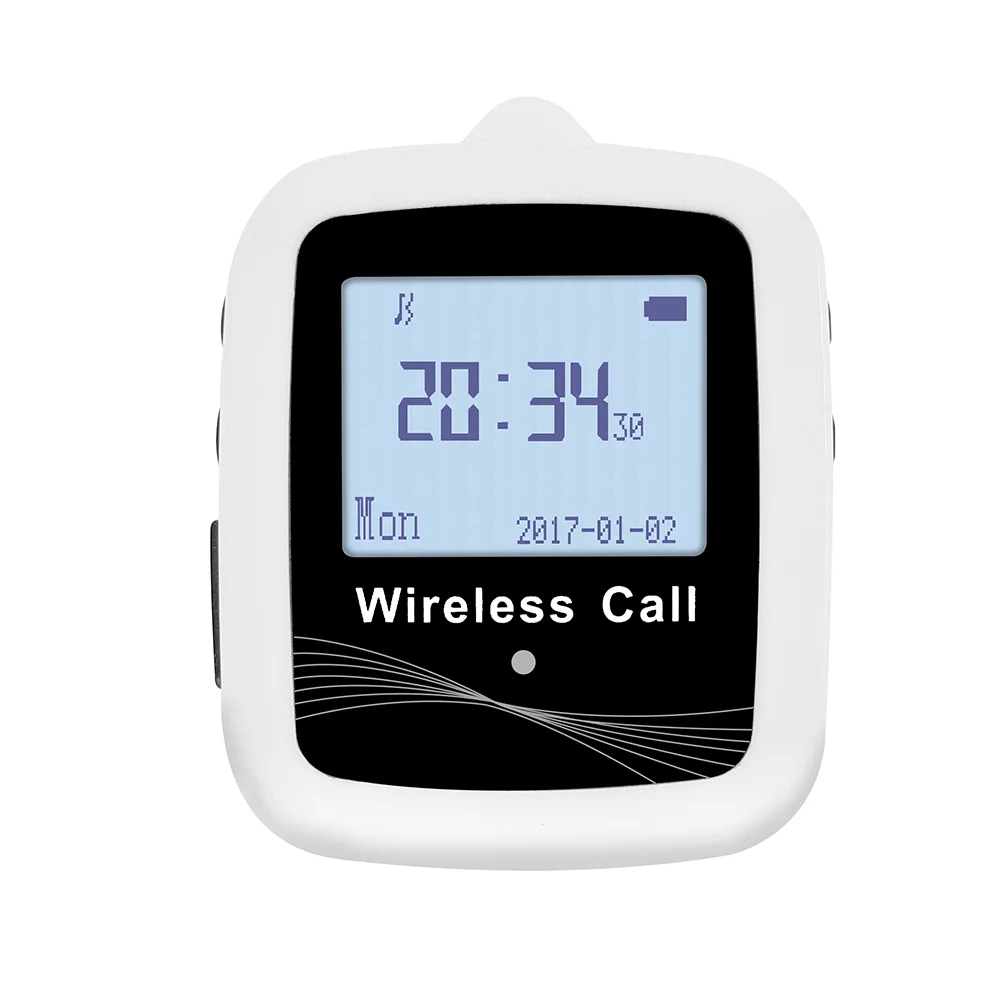 Factory price Wireless calling system wrist watch pager call system