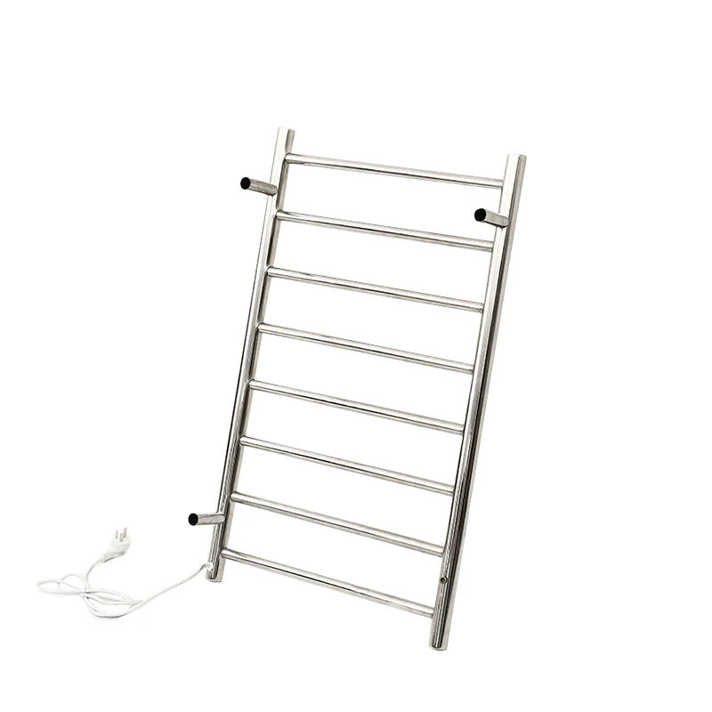 Модная вешалка для полотенец с подогревом из нержавеющей стали, настенная сушилка для полотенец, аксессуар для ванной комнаты, подогреватель полотенец