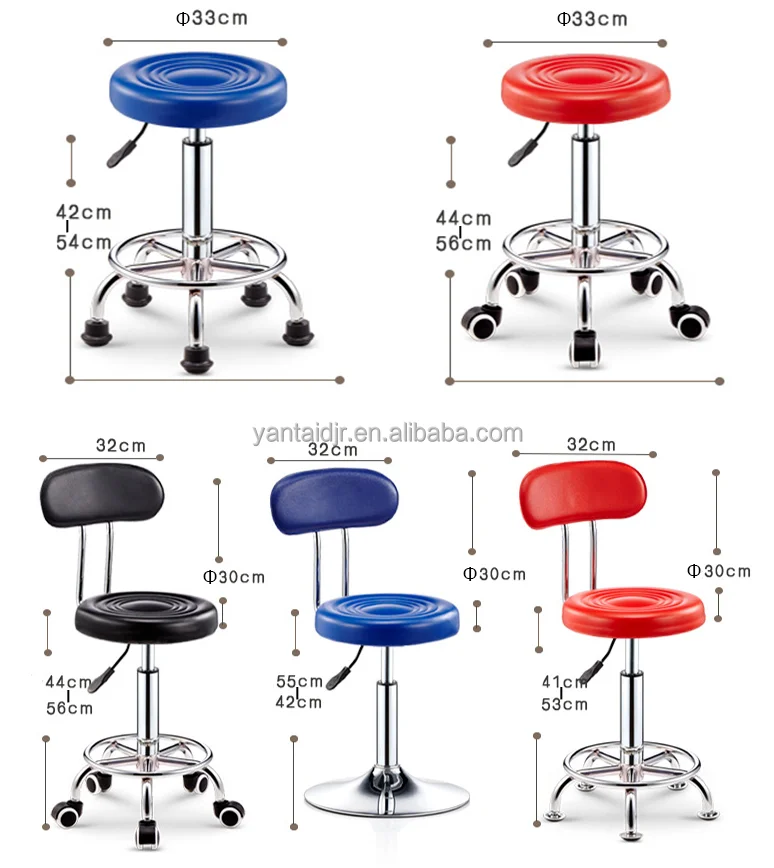 Height adjustable round stool with movable legs,Laboratory furniture lab stool  chair  stool  bench