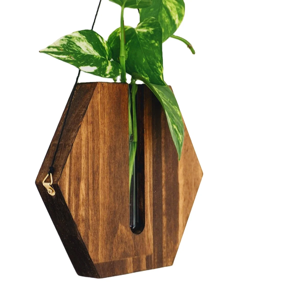 Настенные плантаторы станция для размножения древесины новоселье подарок домашний декор деревянная полка растений с пробиркой