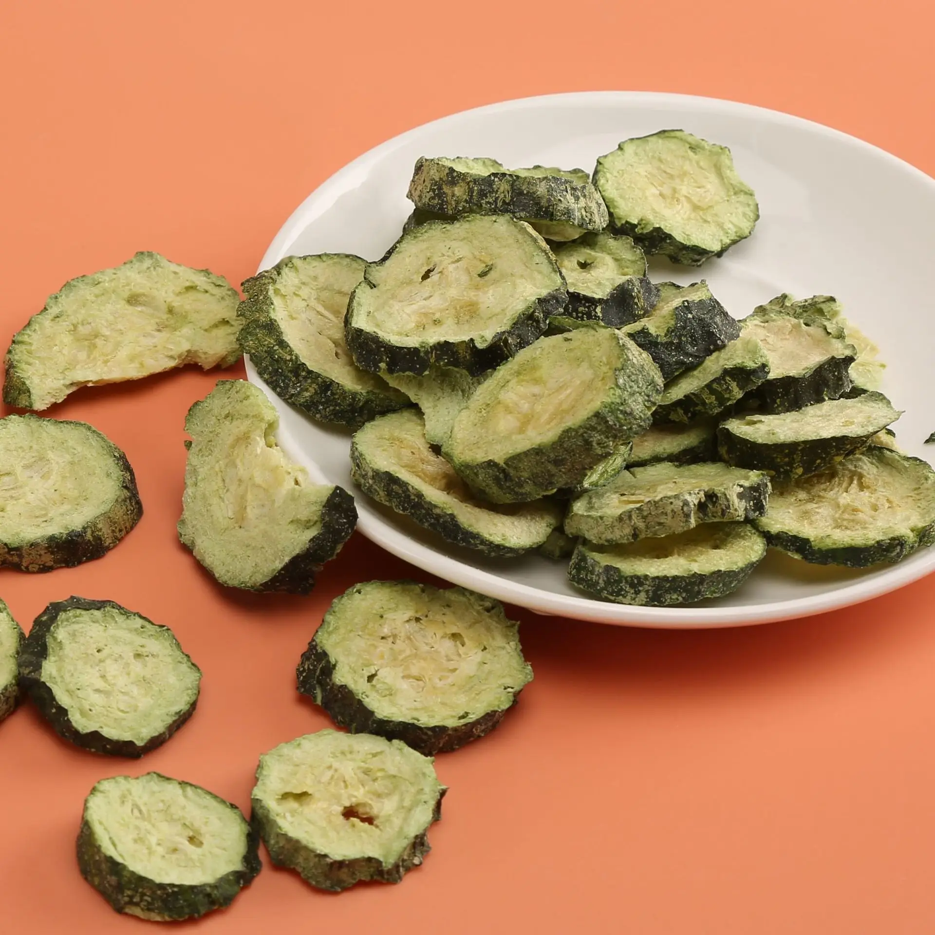 High Quality Organic Green Cucumber  Whole Fresh & Baked FD & AD Dried Vegetable Pure Flavored Dehydrated