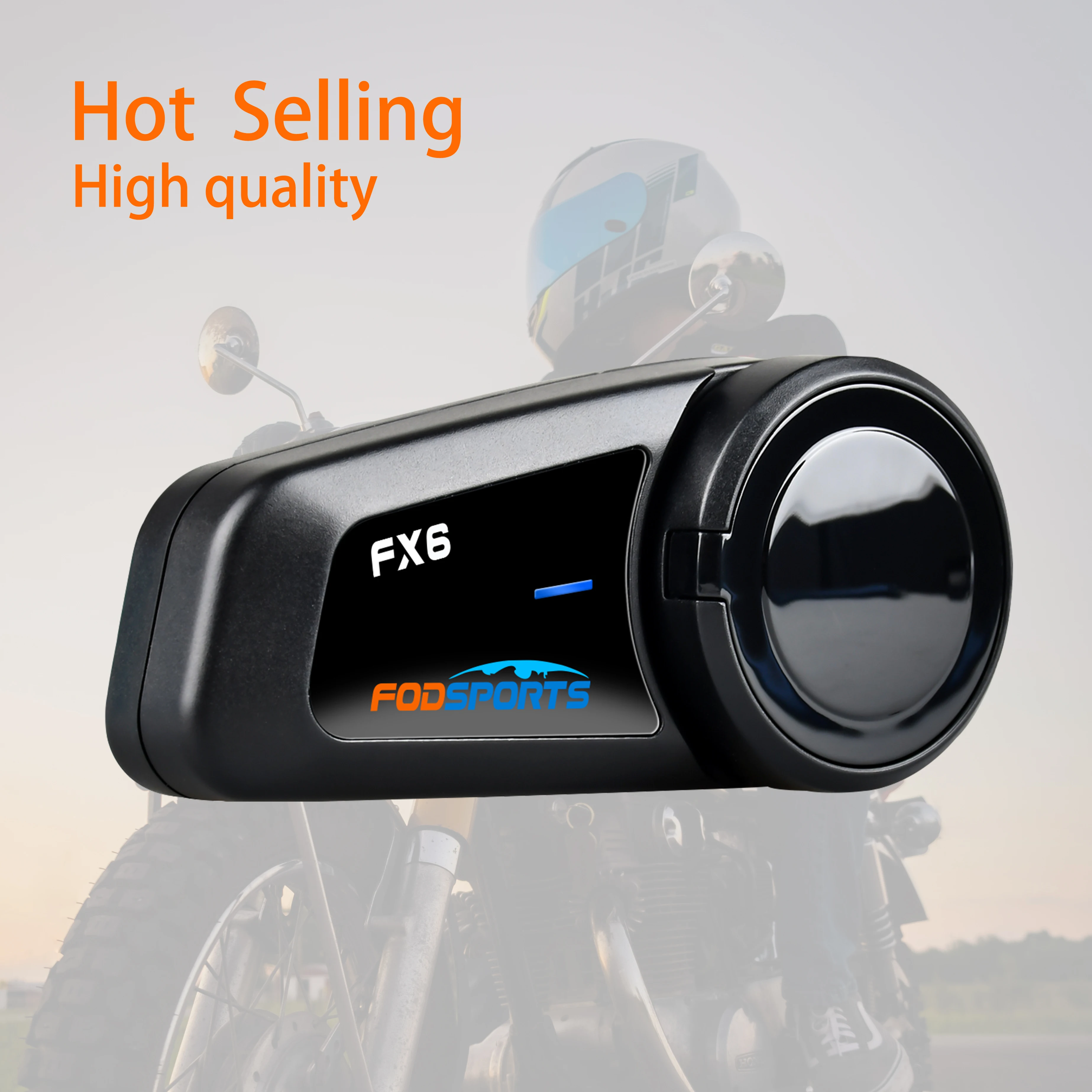 Fodsports FX6 6 Riders intercomunicador para moto bluetooth Interphone Full Duplex motorcycle helmet intercom Headset