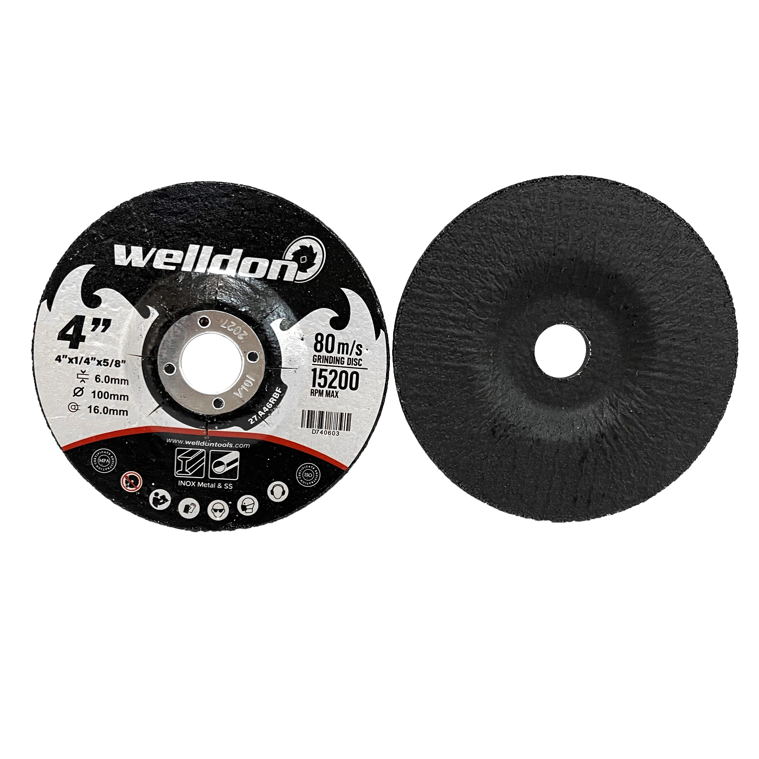 WELLDON 4-дюймовый 100 шлифовальный диск станок для металла
