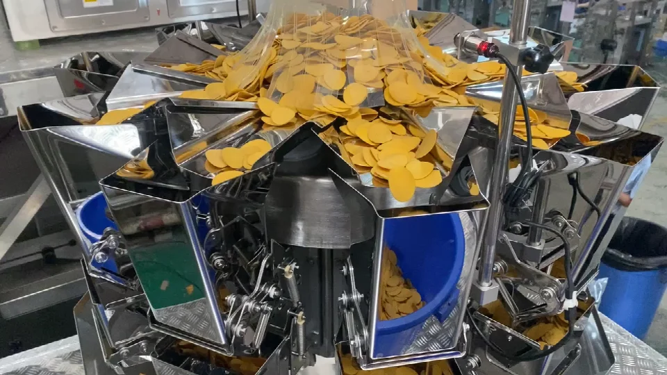 Factory Price Automatic Weighing Peanut brittle Mittai multi-function vffs Packing Machine