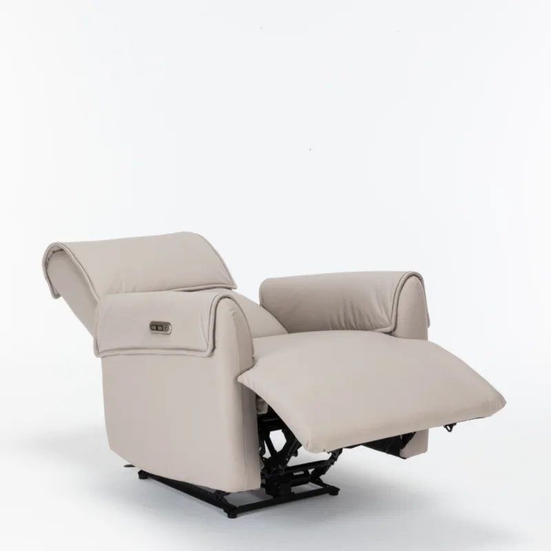 Italian Leather Lazy Boy Cinema Sofa Japan Reclining Recliner Bed Chair