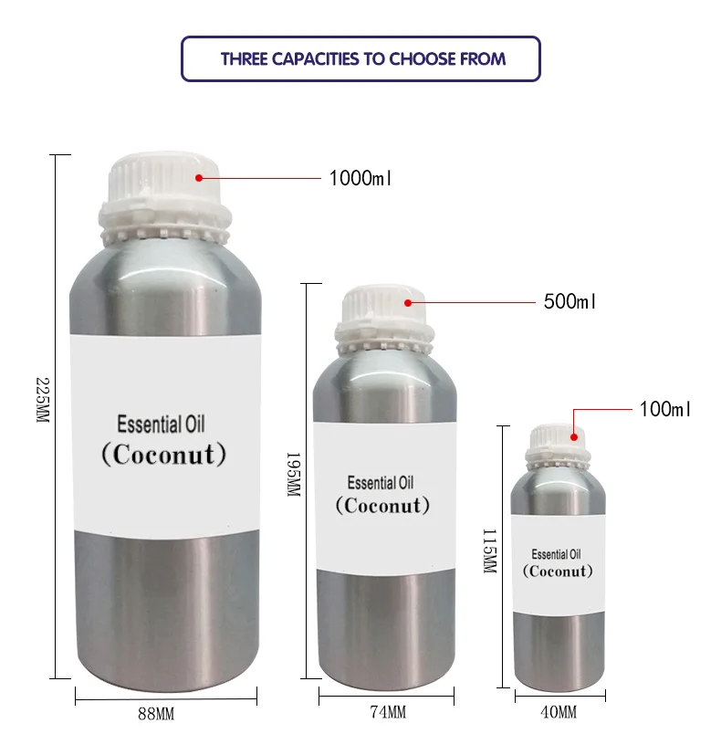 Coconut Essential Oil Real Extracted Organic Coconut Oil Wholesale 100% Pure Natural Essential Oil Spa Massage Scraping Bath