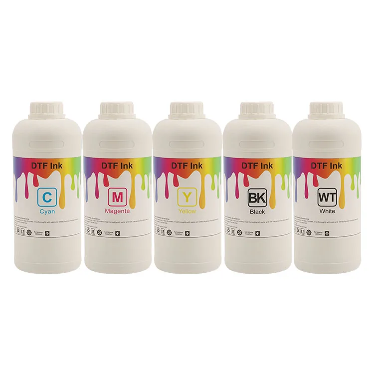 1 Liter Heat Transfer Printing Film DTF Textile Ink For 1390 I3200 I3200A1 I3200A Print Head Wide Format Inkjet Printer