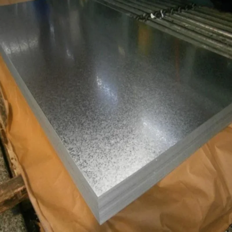 Hot Selling 16-28 gauge DX51D DX53D Metal sheet Zn coated galvanized steel sheet for construction