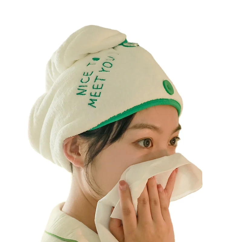 Original Design Wholesale Women Bathing Super Water Absorption Hair Fast Drying Microfiber Soft Towel Cap for Parent Children