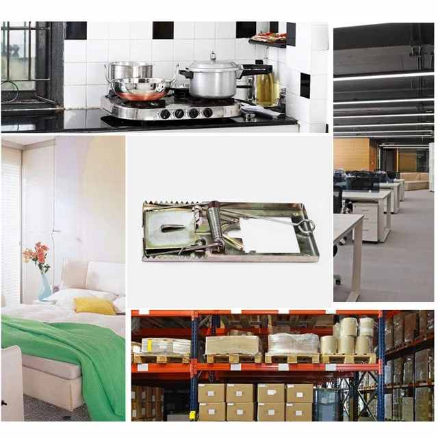 Whosale Galvanized Sheet Indoor Wire Metal Mouse Trap Rat Trap  outdoors  and indoors