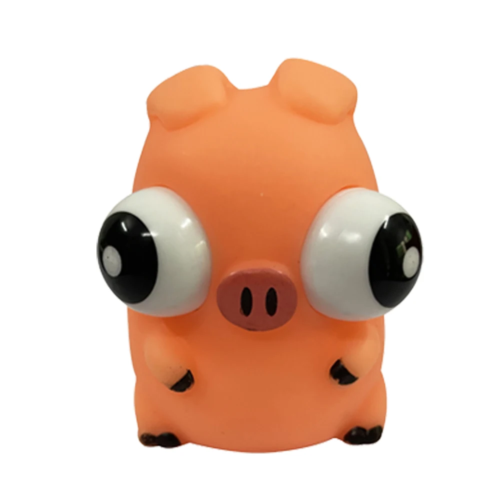 Trending products new arrivals Animal Popping Out Eyes Squeeze Fidget Squeeze Decompression Toys Cartoon Animal Series For Kids