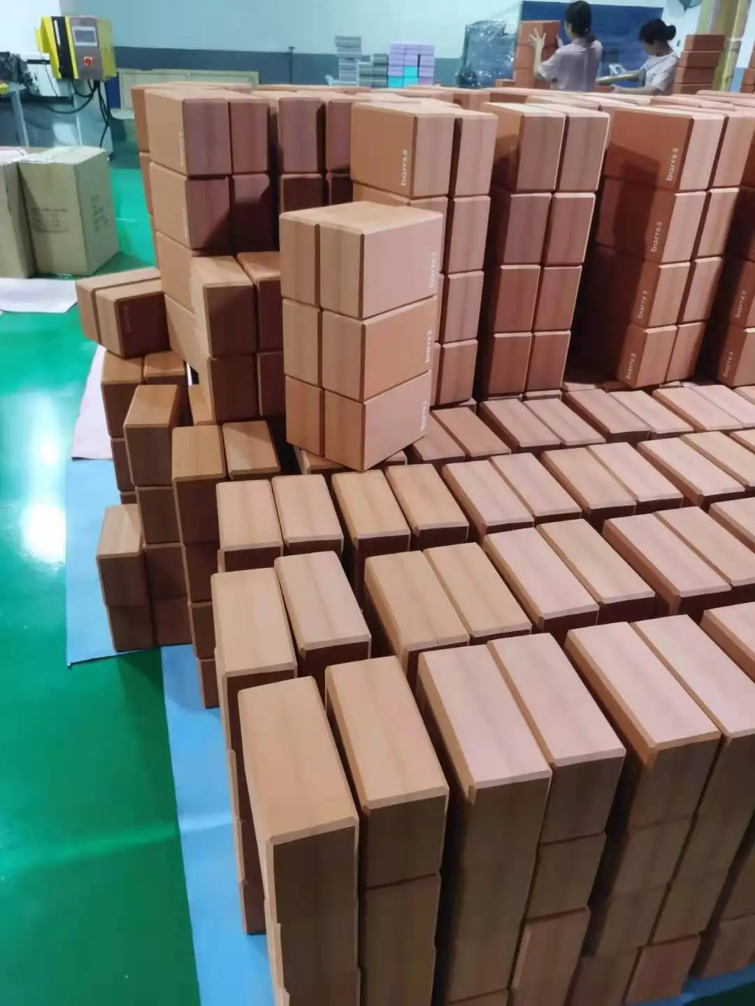 OEM Wholesale High Quality Non Slip Waterproof Engraved Eco Friendly EVA Foam Grey Color Yoga Blocks