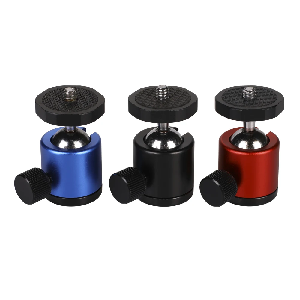Kasin Colorful 360 Degree Rotating Aluminium Mini Tripod Ball Head for Camera DSLR Tripod Photo Studio Accessories
