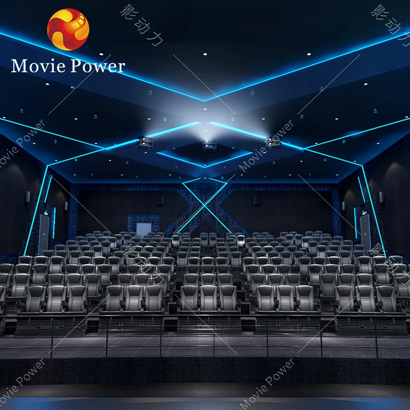 Manufacturing Customized 4d 7d 9d cinema project 6 seats Interactive dynamic kino for sale