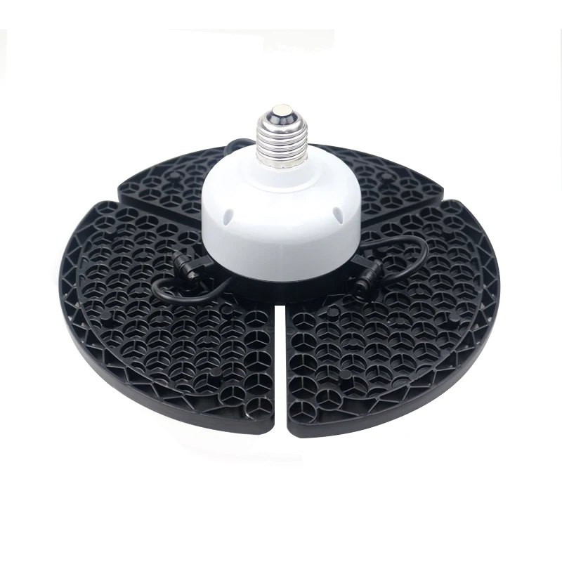 80W UFO led deformable light with E26 E27 E39 E40 base 120W 150W deformable garage light