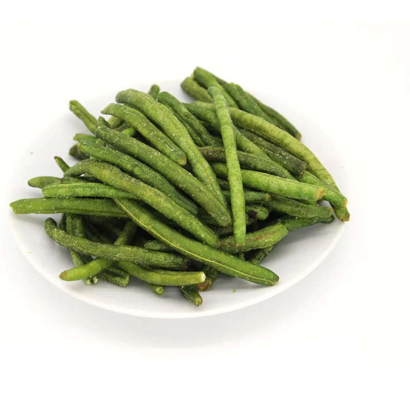 
TTN Best Selling Vacuum Fried Vegetable Green Bean Price 
