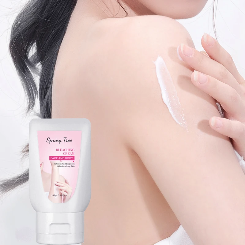 Private label natural formula organic dark skin bleaching whitening skin cream