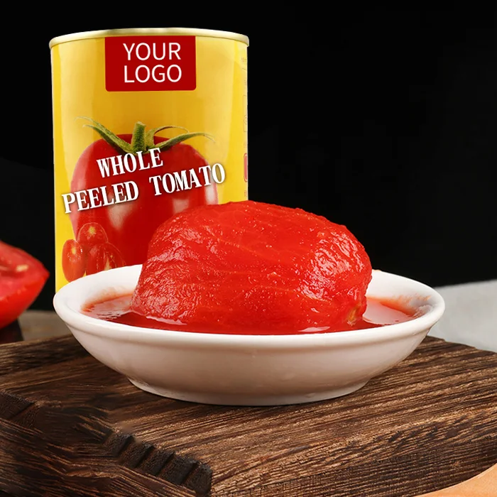 Hot Sale Canned Peeled Tomato In Thick Sauce Whole Peeled Tomato 2.5kg Novi Peeled Tomatoes