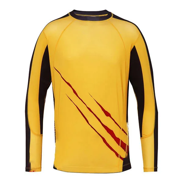 Long Sleeve Quick Dry Rash Vest Swim Shirt Mens Uv Protection Surfing Rash Guard