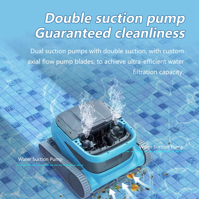 2023 New Arrival Wholesale Pool Water Cleaning Equipment Automatic Vacuum Cleaner