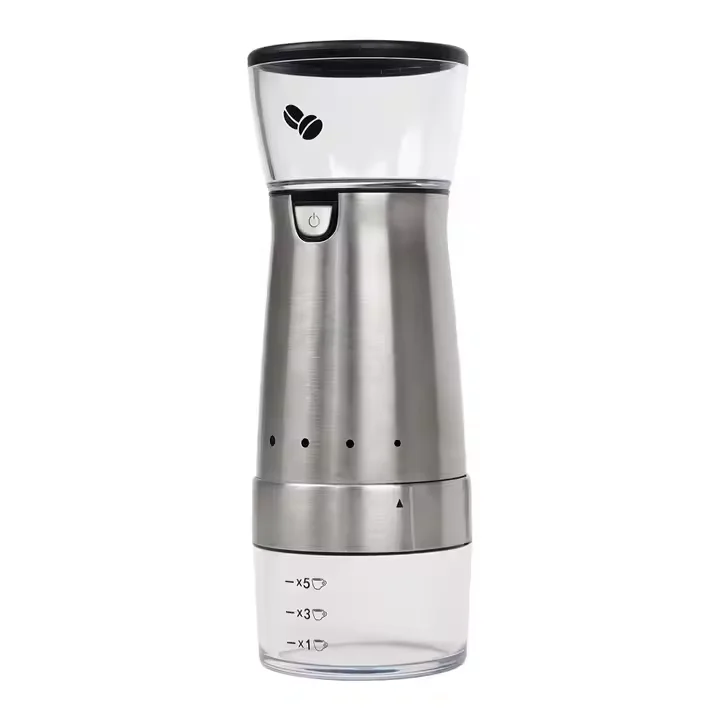 Ceramic core Coffee Grinder Machine Electric USB Charging Coffee Bean Grinder For Kitchen with 5 Grind
