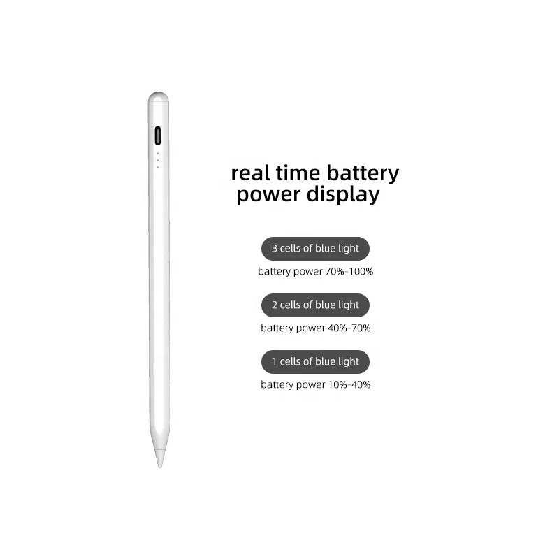 Новинка 2021, стилус для планшета, ручка для планшета со светодиодной подсветкой, чтобы показать полноэкранный экран с защитой от ошибок для ipad