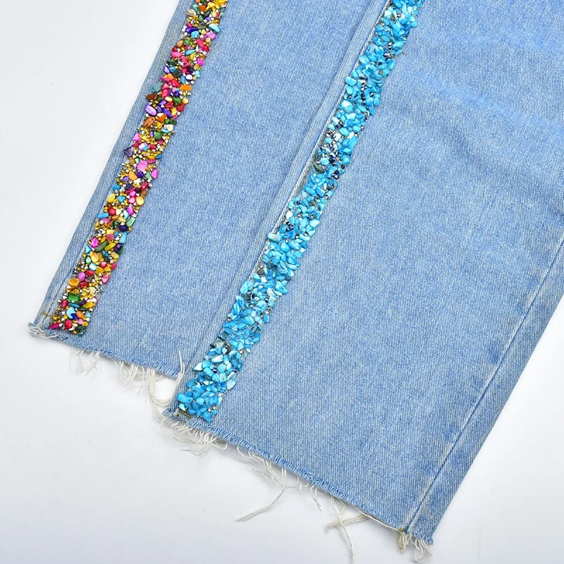 Luxurious Colorful Rhinestone Applique Trim Bridal Dress Sash Belt Gravel Ribbon Hot Fix Crystal for Clothes Fashion Accessories