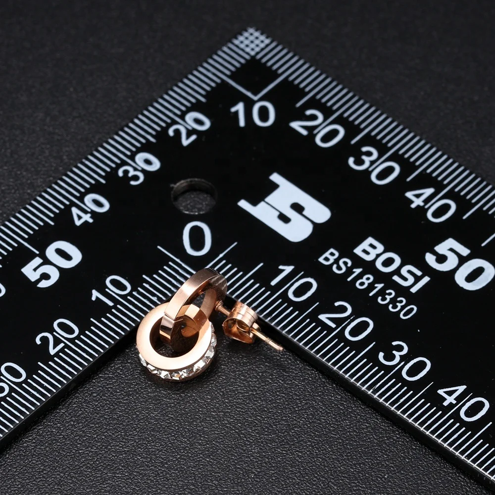 Elegant Noble Girlish Manufacture Fashion Zircon Jewelry Diamond Earring