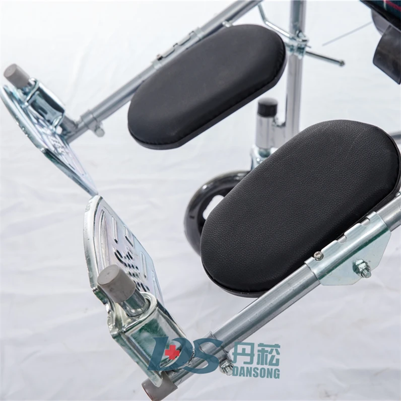 CE ISO certification powdered coat wheelchair for handicapped