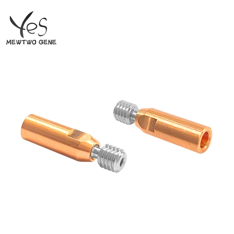 Bi-Metal E3D V6 CR6-SE CR10 Mega Vyper Anycubic Heat Block Copper All-Metal Titanium alloy 3D Printer Throat For Ender3 Hotend