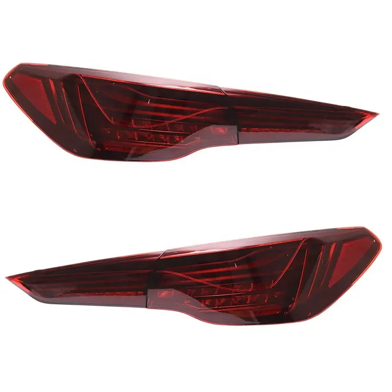 For BMW 4 Series CSL 20-23 Tail Light Assemblies M4 Modified DRL Rear Taillight Flowing Turn Signal Floating Line Car Lamp